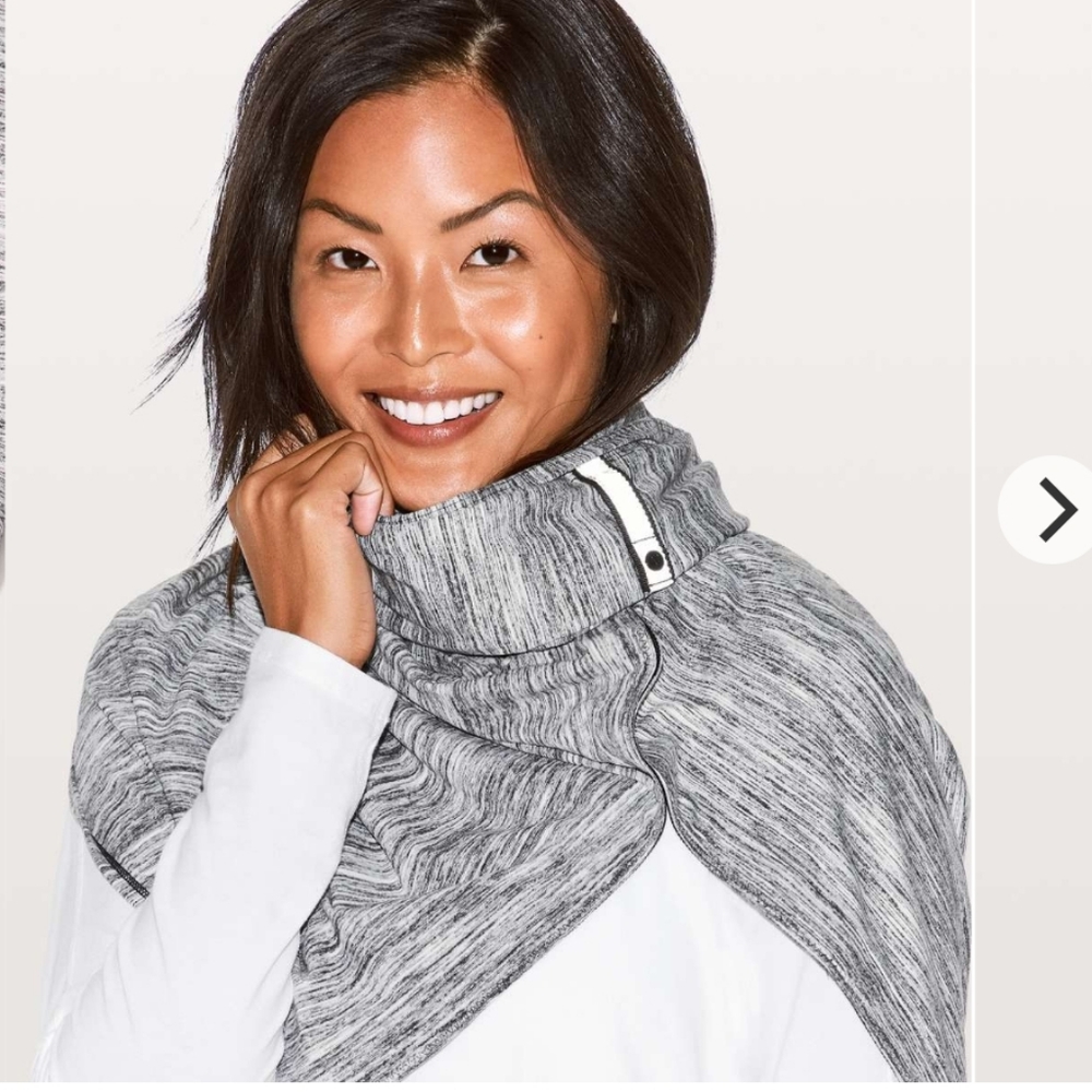 NWOT Lululemon Vinyasa Scarf *Rulu Space Dye Camo Black White